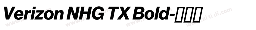 Verizon NHG TX Bold字体转换